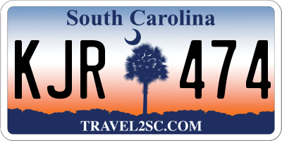 SC license plate KJR474