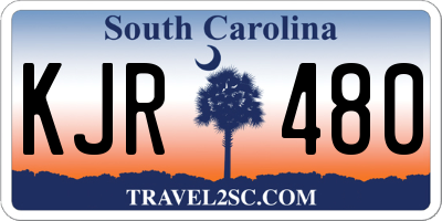 SC license plate KJR480
