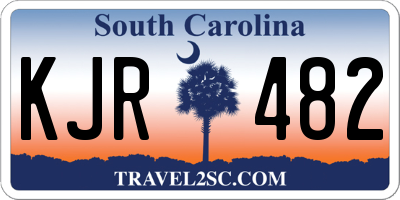 SC license plate KJR482