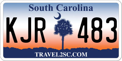 SC license plate KJR483