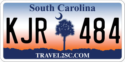 SC license plate KJR484