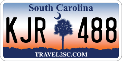 SC license plate KJR488
