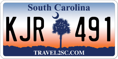 SC license plate KJR491