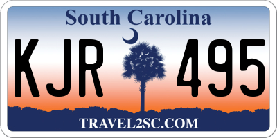 SC license plate KJR495