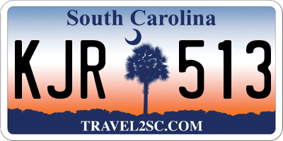 SC license plate KJR513