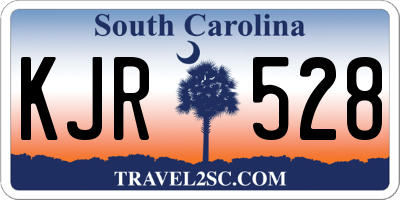 SC license plate KJR528