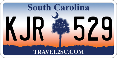 SC license plate KJR529