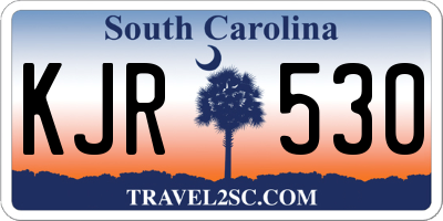 SC license plate KJR530