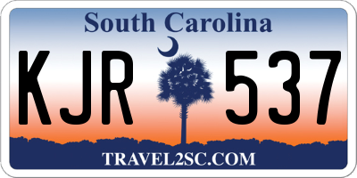 SC license plate KJR537