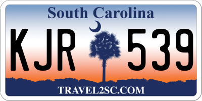 SC license plate KJR539