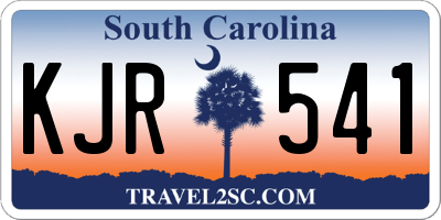 SC license plate KJR541