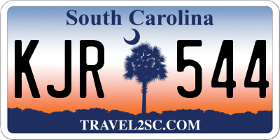 SC license plate KJR544