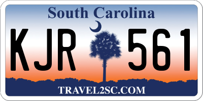 SC license plate KJR561