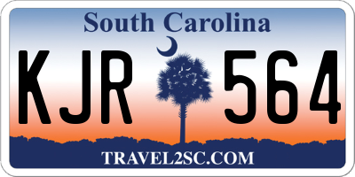 SC license plate KJR564