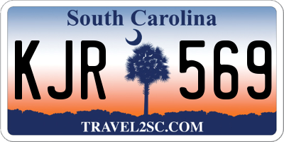 SC license plate KJR569