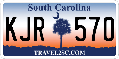 SC license plate KJR570