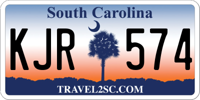 SC license plate KJR574