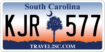SC license plate KJR577