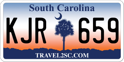 SC license plate KJR659
