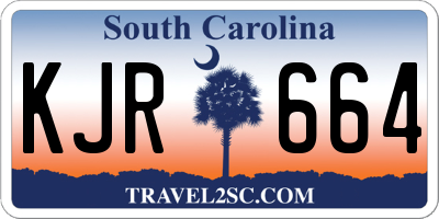 SC license plate KJR664