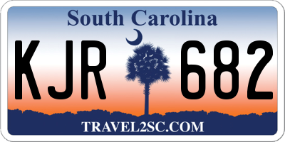 SC license plate KJR682