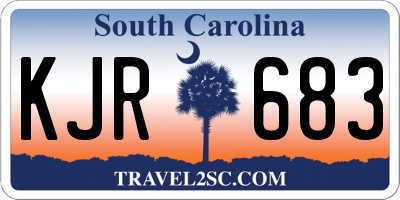 SC license plate KJR683