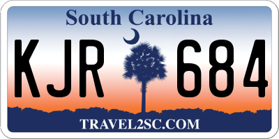 SC license plate KJR684