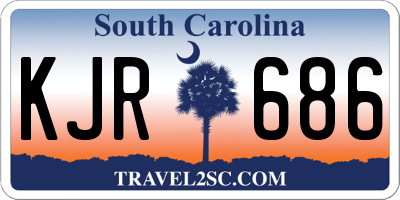 SC license plate KJR686