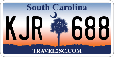 SC license plate KJR688