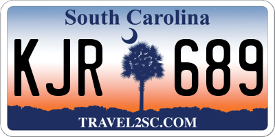SC license plate KJR689