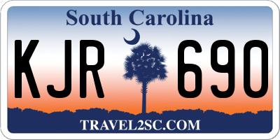 SC license plate KJR690