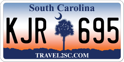 SC license plate KJR695