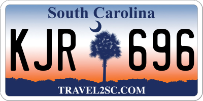 SC license plate KJR696