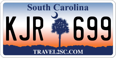 SC license plate KJR699