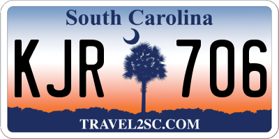 SC license plate KJR706