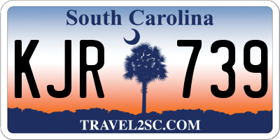 SC license plate KJR739