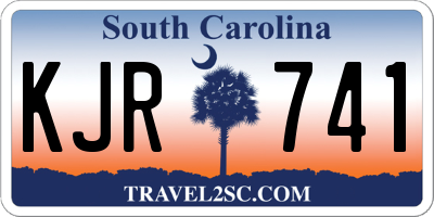SC license plate KJR741