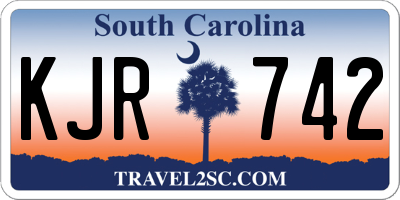 SC license plate KJR742
