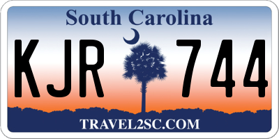 SC license plate KJR744