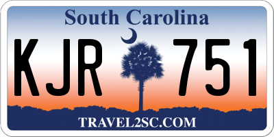 SC license plate KJR751
