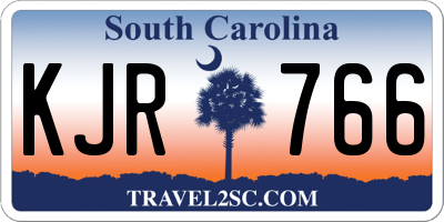 SC license plate KJR766