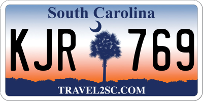 SC license plate KJR769
