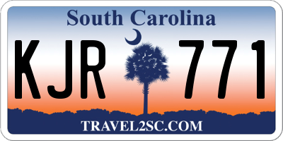 SC license plate KJR771