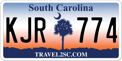 SC license plate KJR774
