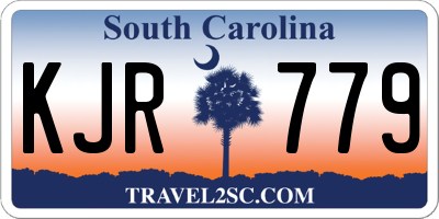 SC license plate KJR779