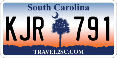 SC license plate KJR791