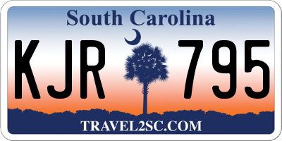 SC license plate KJR795