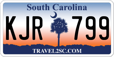 SC license plate KJR799