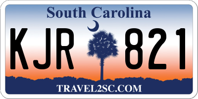 SC license plate KJR821