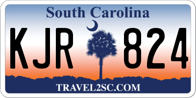 SC license plate KJR824